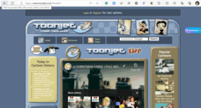 Toon Jet home page