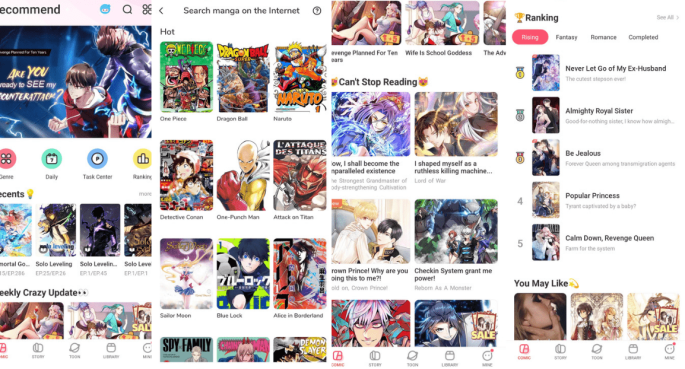 read manhwa and manga for free online
